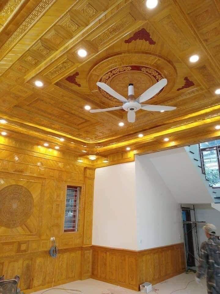 trần gỗ Thái Bình đẹp nhất