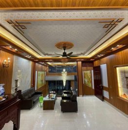 Hoàn thiện ốp trần, tường nhựa nano nhà chú Chiến – Nam Định