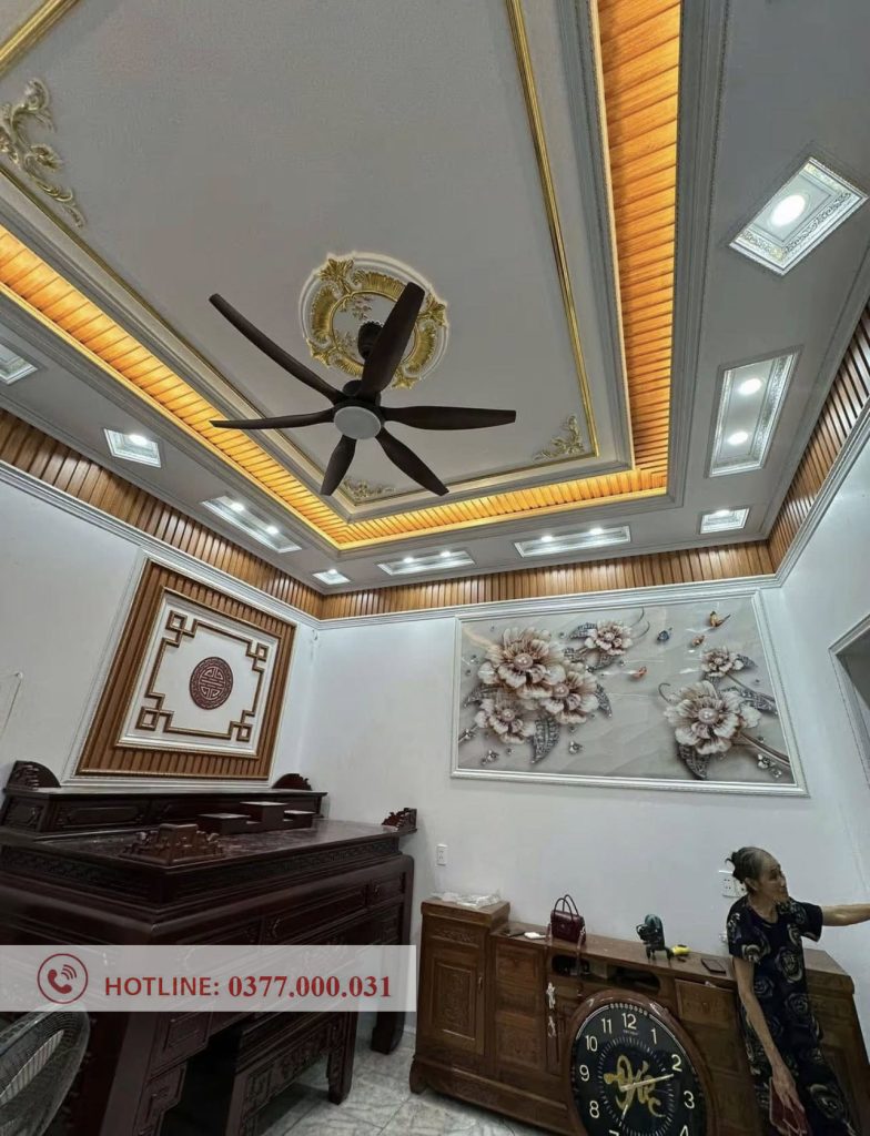 Trần nhựa nano màu trắng