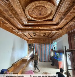 Nhiệm Thu Trần Gỗ Xoan Nhà Anh Trung – Quảng Phú Thanh Hóa